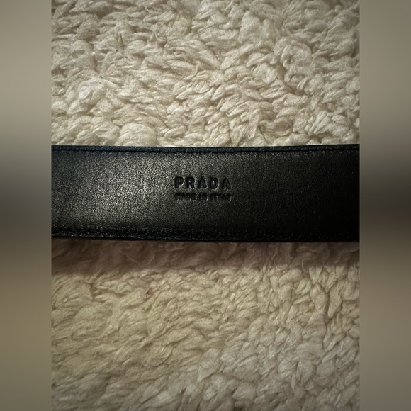 Prada Black Belt